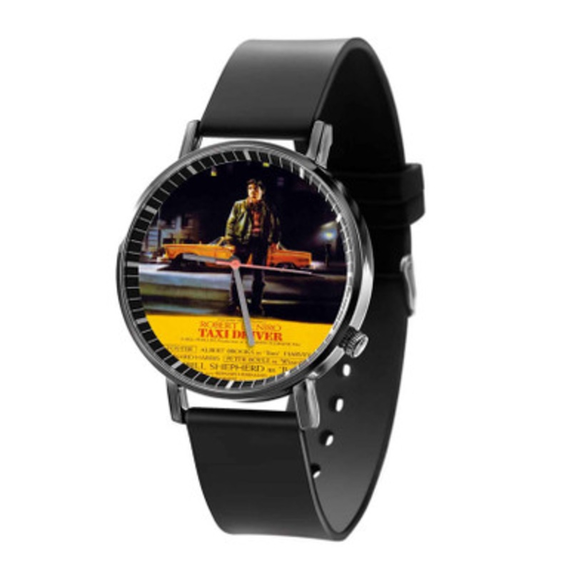 Robert Deniro Taxi Driver Movie Black Quartz Watch Unisex With Premium Gift Box