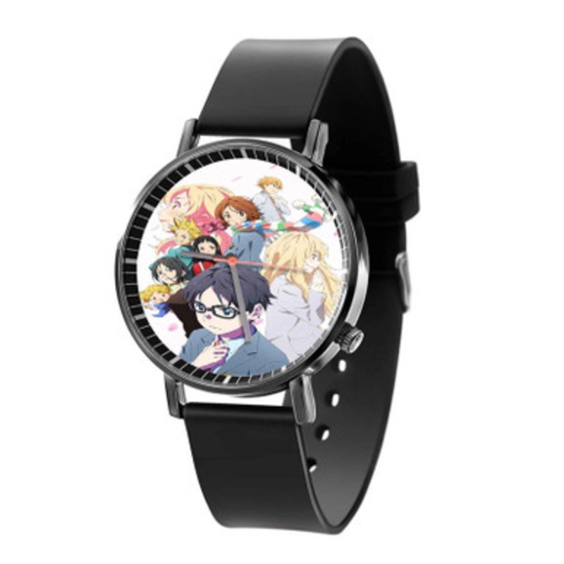 Shigatsu wa Kimi no Uso Art Unisex Black Quartz Watch With Premium Gift Box