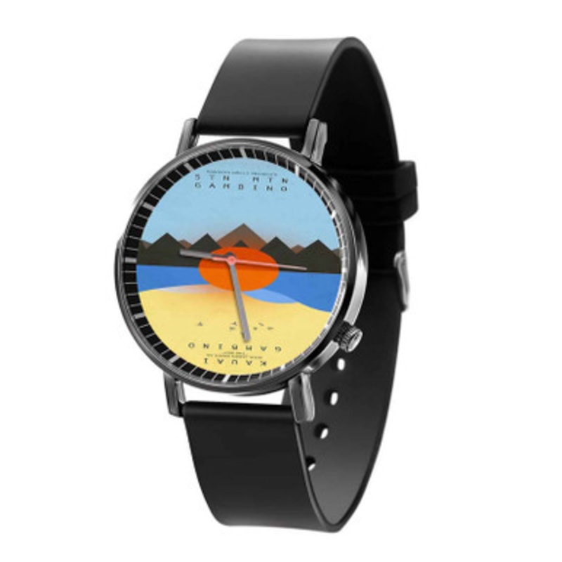 Stn Mtn Gambino Black Quartz Watch Unisex With Premium Gift Box