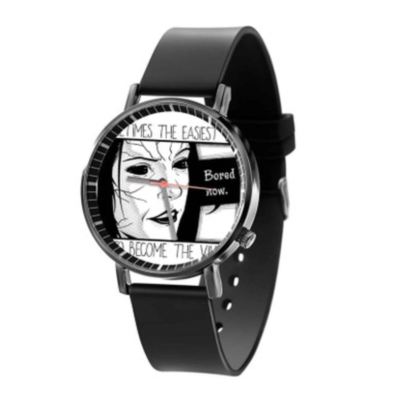 The Dark Knight Bored Now Quotes Black Quartz Watch Unisex With Premium Gift Box