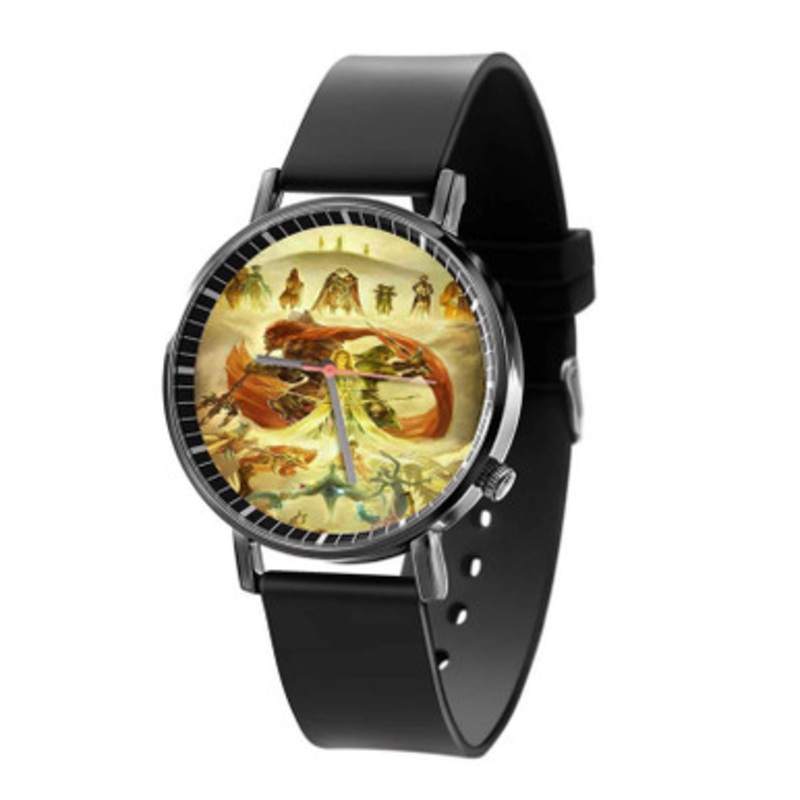 The Legend of Zelda Characters Black Quartz Watch Unisex With Premium Gift Box