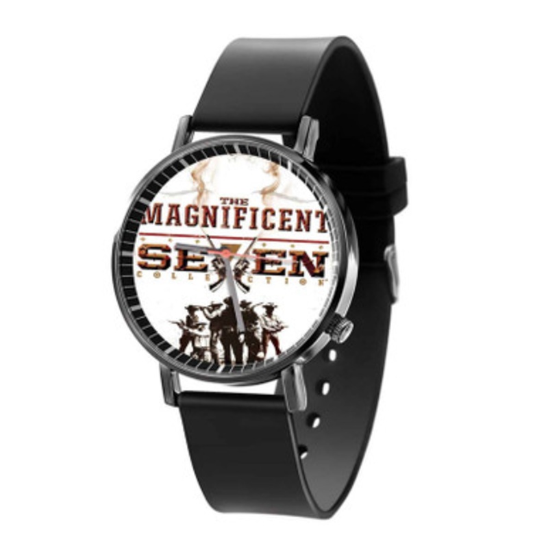 The Magnificent Seven Arts Unisex Black Quartz Watch With Premium Gift Box