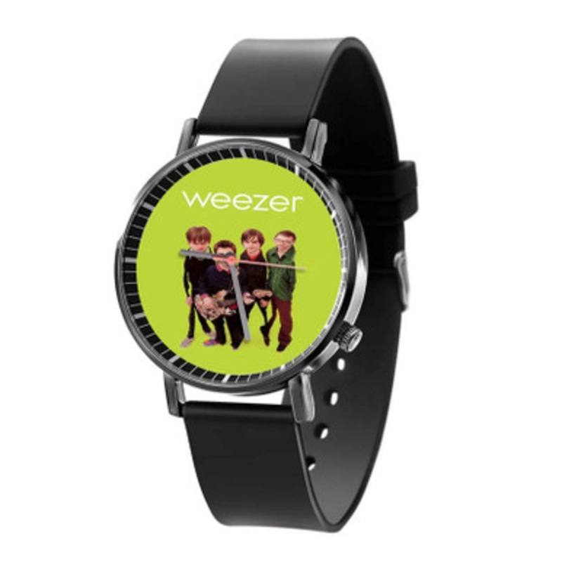 Weezer Black Quartz Watch Unisex With Premium Gift Box