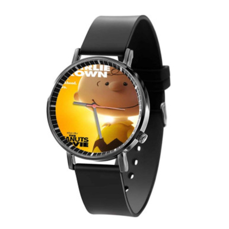 Charlie Brown The Peanuts Movie Black Quartz Watch Unisex With Premium Gift Box