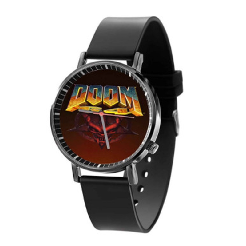 DOOM 64 Black Quartz Watch Unisex With Premium Gift Box