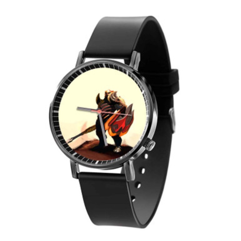 Dragon Knigt Dota 2 With Sword Unisex Black Quartz Watch With Premium Gift Box