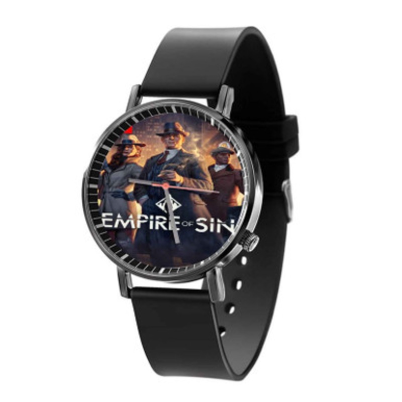 Empire of Sin Black Quartz Watch Unisex With Premium Gift Box