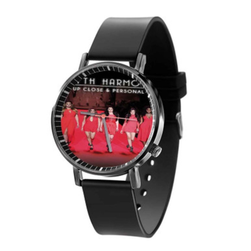 Fifth Harmony Arts Black Quartz Watch Unisex With Premium Gift Box