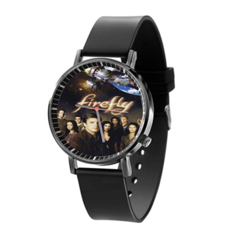 Firefly Unisex Black Quartz Watch With Premium Gift Box
