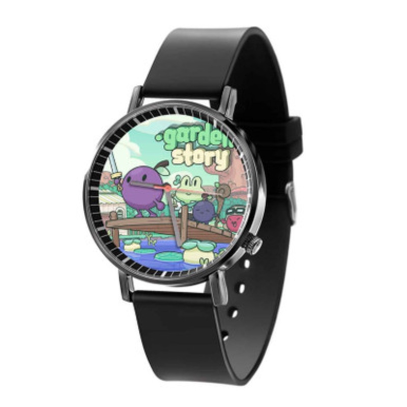 Garden Story Black Quartz Watch Unisex With Premium Gift Box