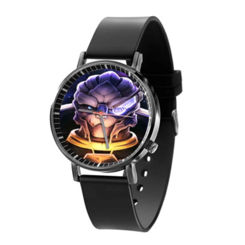 Garrus Vakarian Mass Effect Black Quartz Watch Unisex With Premium Gift Box