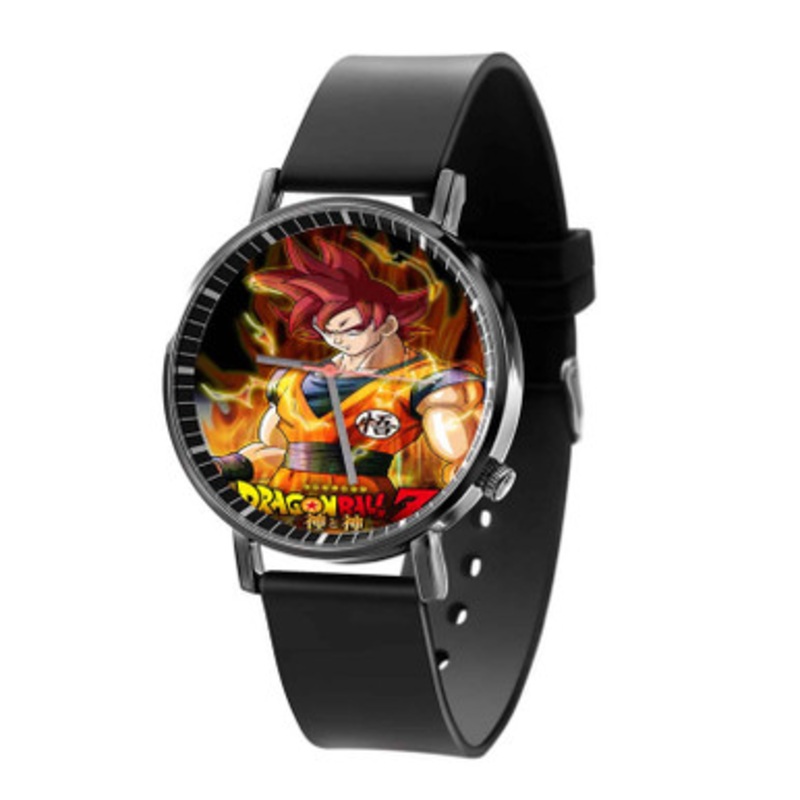 Goku Super Saiyan Battle Of Gods Black Quartz Watch Unisex With Premium Gift Box