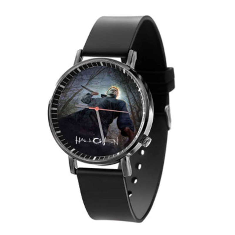 Halloween Arts Black Quartz Watch With Premium Gift Box for Unisex