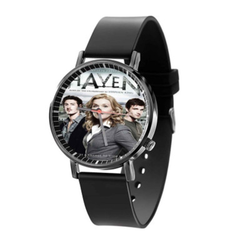 Haven First Season Unisex Black Quartz Watch With Premium Gift Box