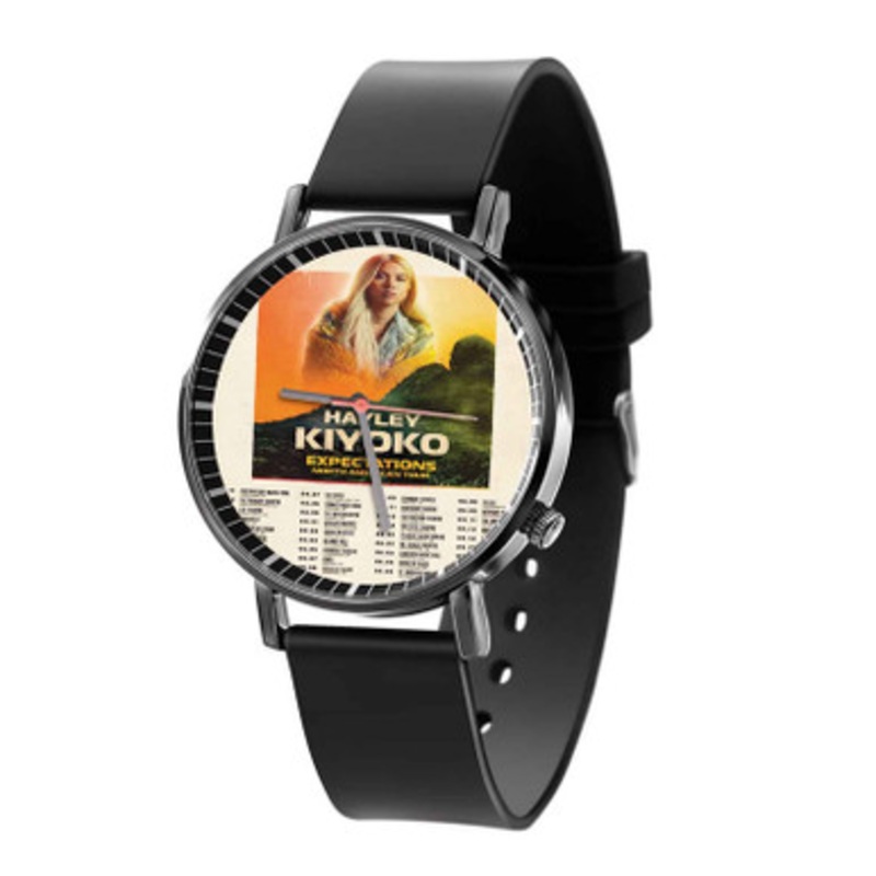 Hayley Kiyoko Expectations North American Tour Black Quartz Watch With Premium Gift Box for Unisex