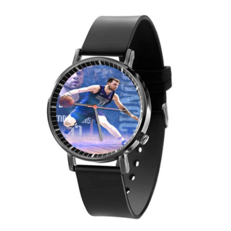 Luka Doncic Dallas Mavericks Black Quartz Watch Unisex With Premium Gift Box
