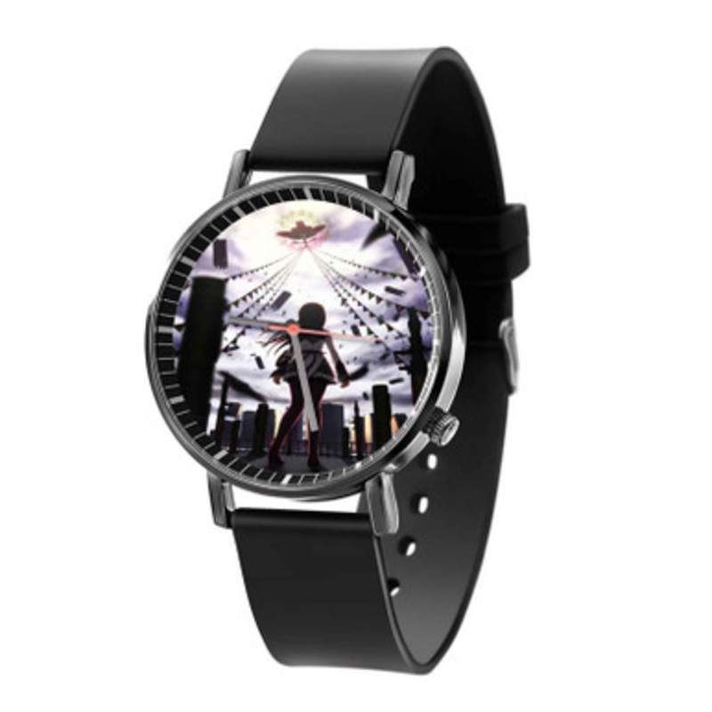Mahou Shoujo Madoka Magica Unisex Black Quartz Watch With Premium Gift Box