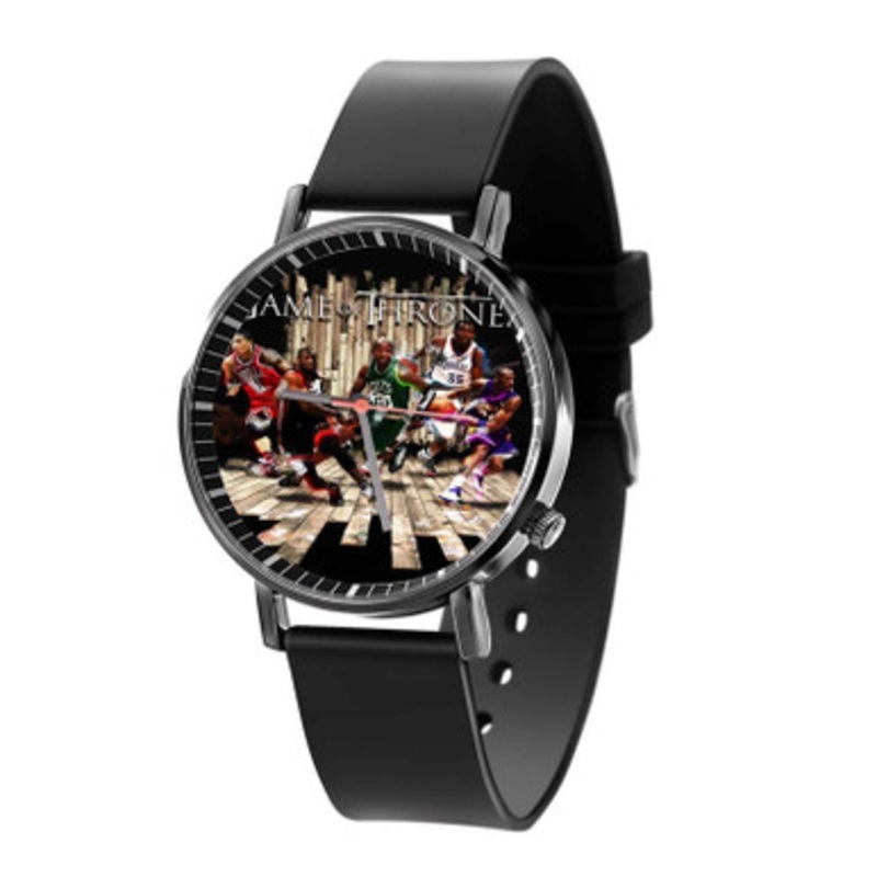 NBA Playoffs Game Of Thrones Unisex Black Quartz Watch With Premium Gift Box