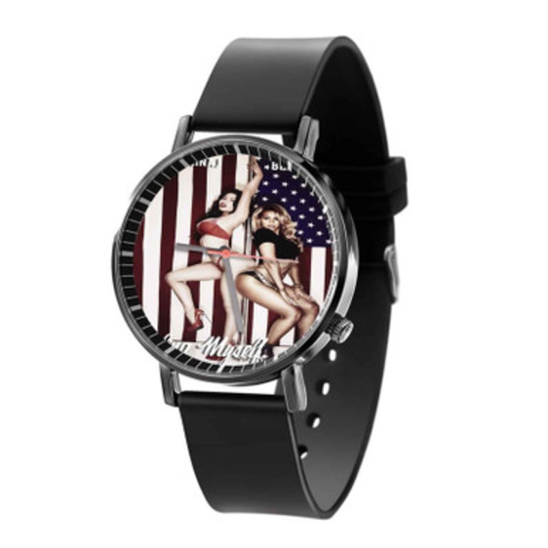 Nicki Minaj and Beyonce Feeling Myself Black Quartz Watch Unisex With Premium Gift Box
