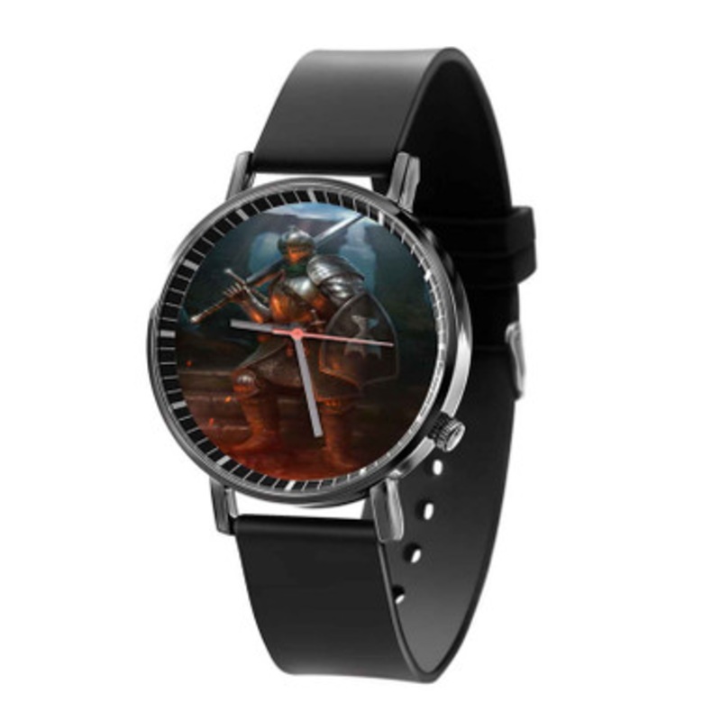 Oscar Knight of Astora Dark Souls Unisex Black Quartz Watch With Premium Gift Box