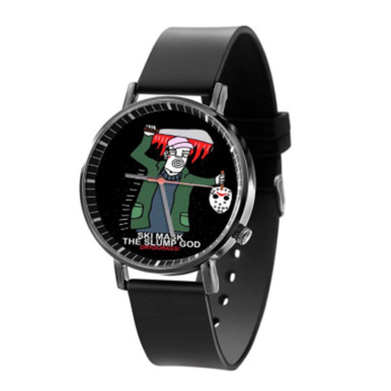 Ski Mask The Slump God Art Black Quartz Watch Unisex With Premium Gift Box