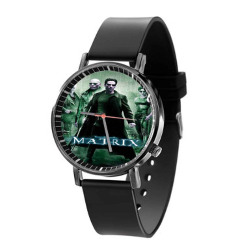 The Matrix Black Quartz Watch Unisex With Premium Gift Box