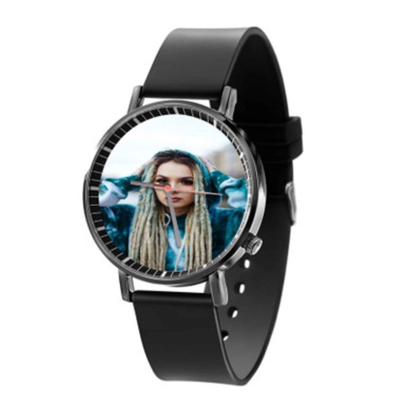 Zhavia Ward Black Quartz Watch Unisex With Premium Gift Box