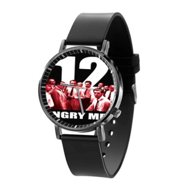 12 Angry Men All Black Quartz Watch Unisex With Premium Gift Box