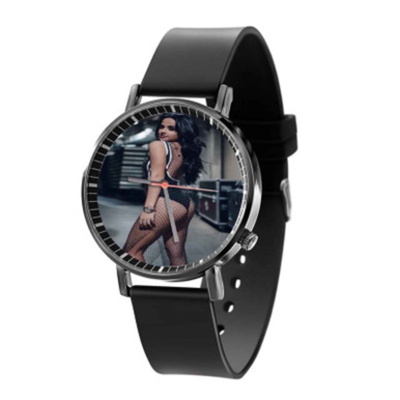 Becky G Unisex Black Quartz Watch With Premium Gift Box