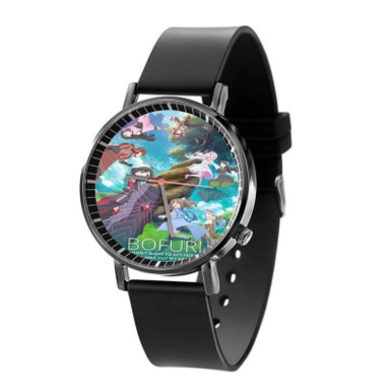 BOFURI I Don t Want to Get Hurt so I ll Max Out My Defense Black Quartz Watch With Premium Gift Box for Unisex