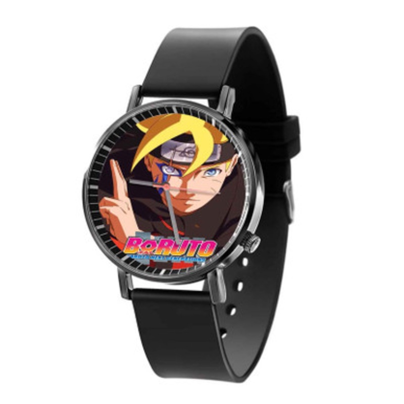Boruto Black Quartz Watch Unisex With Premium Gift Box