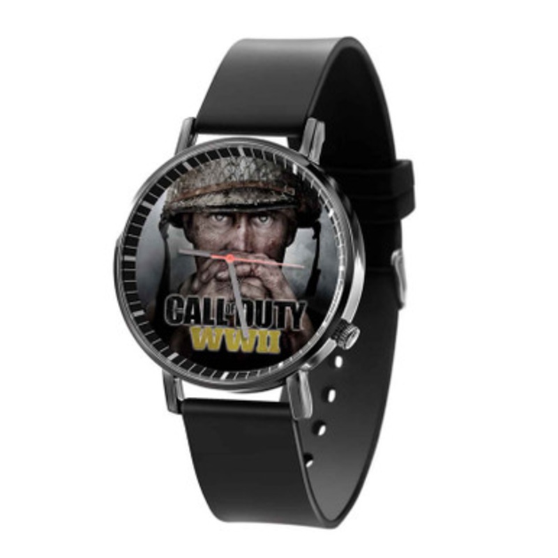 Call of Duty WWII Black Quartz Watch Unisex With Premium Gift Box