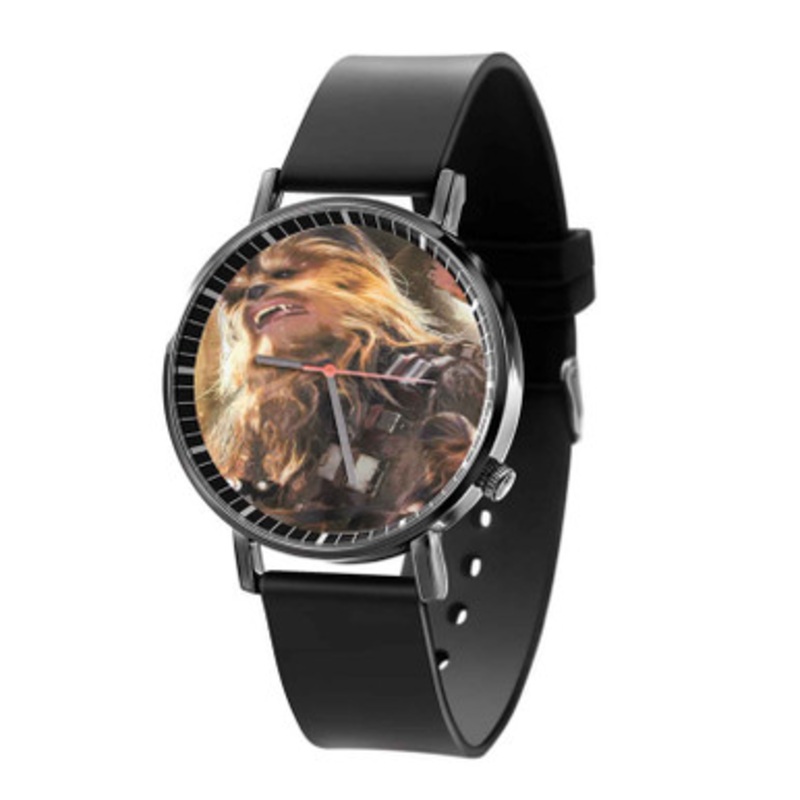 Chewbacca Star Wars Unisex Black Quartz Watch With Premium Gift Box