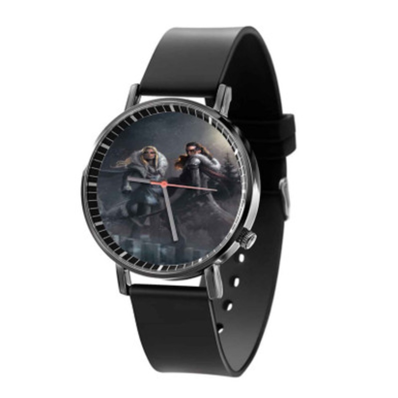 Clarke and Octavia The 100 Black Quartz Watch Unisex With Premium Gift Box