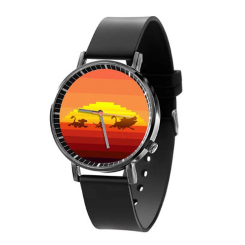 Disney Hakuna Matata Black Quartz Watch Unisex With Premium Gift Box