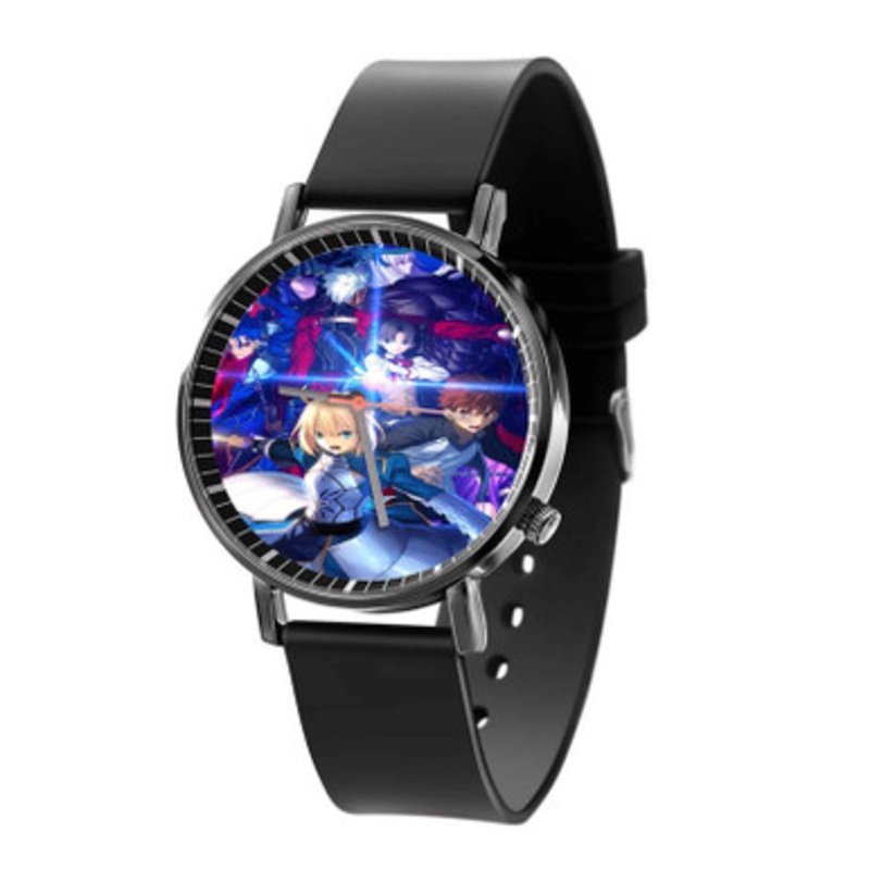 Fate Staty Night Blue Black Quartz Watch Unisex With Premium Gift Box