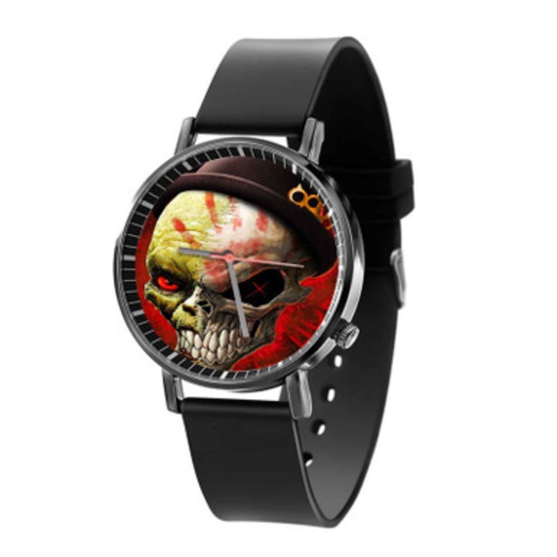 Five Finger Death Punch Art Unisex Black Quartz Watch With Premium Gift Box