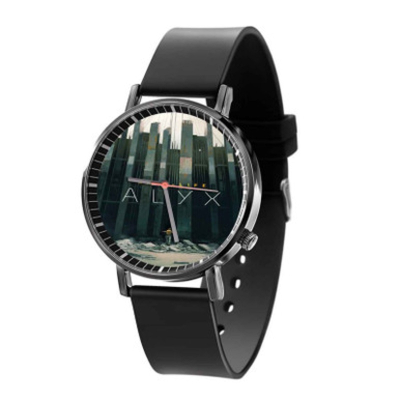 Half Life Alyx Black Quartz Watch Unisex With Premium Gift Box