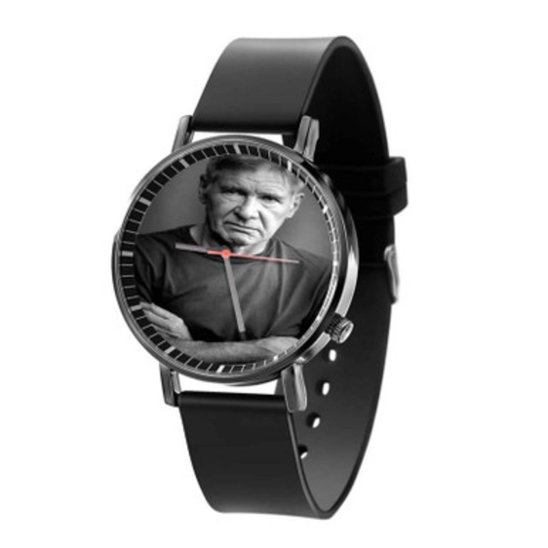Harrison Ford Black Quartz Watch With Premium Gift Box for Unisex