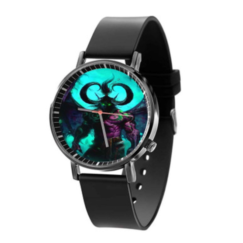 Illidan Stormrage Warcraft Unisex Black Quartz Watch With Premium Gift Box