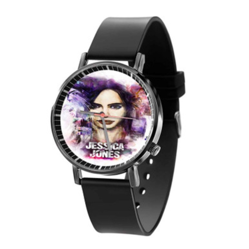 Jessica Jones Black Quartz Watch Unisex With Premium Gift Box
