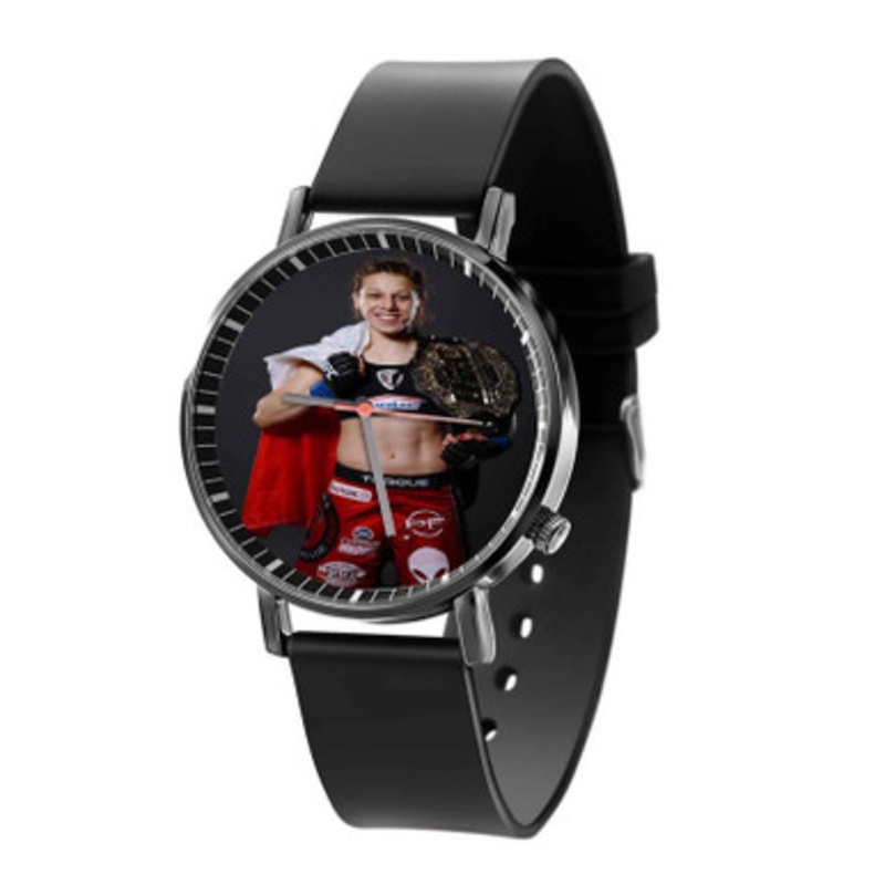 Joanna Jedrzejczyk UFC Arts Unisex Black Quartz Watch With Premium Gift Box