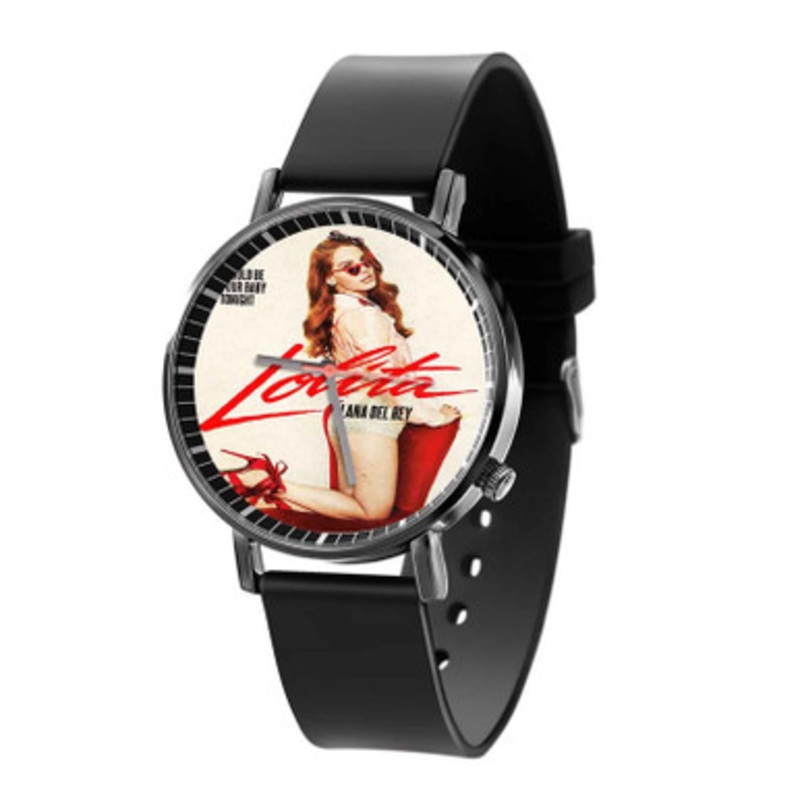 Lana Del Rey Lolita Black Quartz Watch Unisex With Premium Gift Box