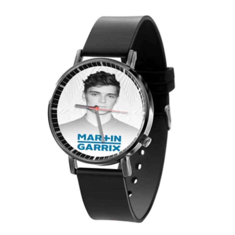 Martin Garrix Art Black Quartz Watch Unisex With Premium Gift Box