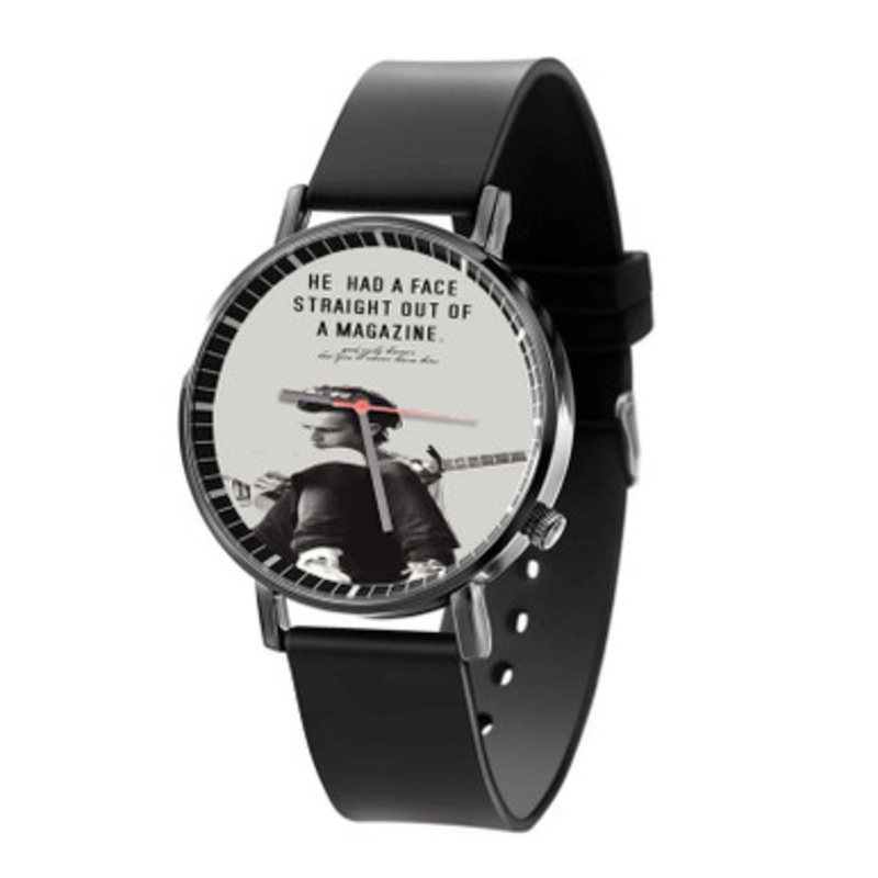 Matt Healy Quotes Black Quartz Watch Unisex With Premium Gift Box