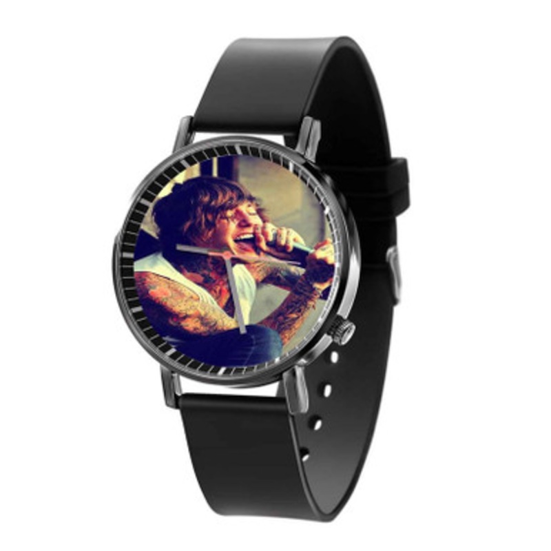 Oliver Sykes Bring Me The Horizon Sing Black Quartz Watch Unisex With Premium Gift Box