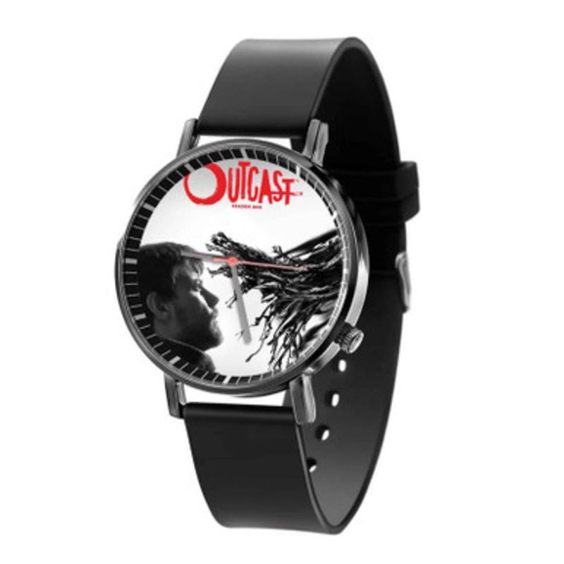 outcast Arts Black Quartz Watch With Premium Gift Box for Unisex