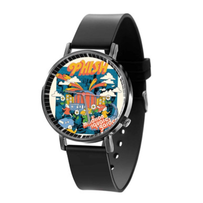 Phish Madison Square Garden New York Black Quartz Watch Unisex With Premium Gift Box