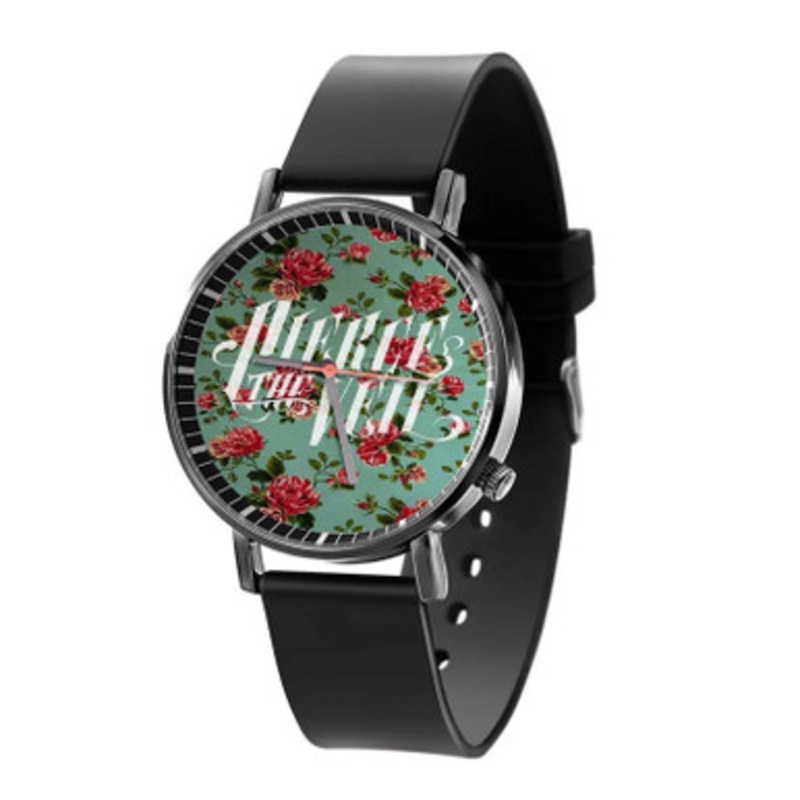 Pierce The Veil Art Black Quartz Watch Unisex With Premium Gift Box