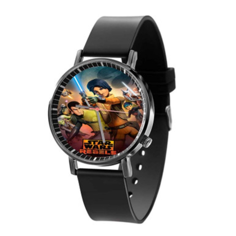 Star Wars Rebels Light Gun Black Quartz Watch Unisex With Premium Gift Box